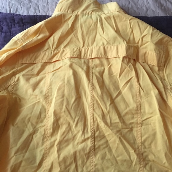 C.L.O.T.H.E.S Yellow Zip Up Jacket. Size 2X. - Picture 2 of 5